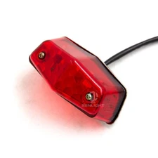 Motorcycle Lucas Style LED Rear Brake Stop Light Taillight For Custom Cafe Racer