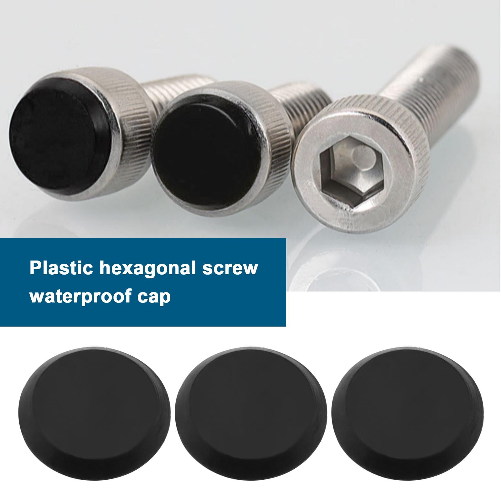 50x Socket Head Screw Cover Hexagon Head Screw Cap Allen Screw Cap