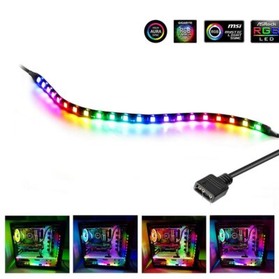 WS2812b LED Strip for PC computer 5V 3Pin Header on Motherboard Addressable