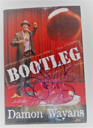 DAMON WAYANS signed (BOOTLEG) HARDCOVER *DUST JACKET* BOOK W/COA