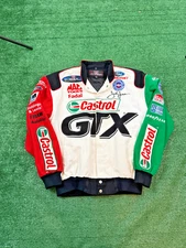 Vintage Racing Jacket Castrol GTX John Force RNHRA Size S JH Design