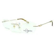 Naturally Rimless NR 359 Gold Eyeglass Frame 52 18 135