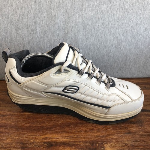 Skechers Shape Ups White Toning Walking Low Top Lace-Up Sneakers Men’s Size 11 - Picture 6 of 10