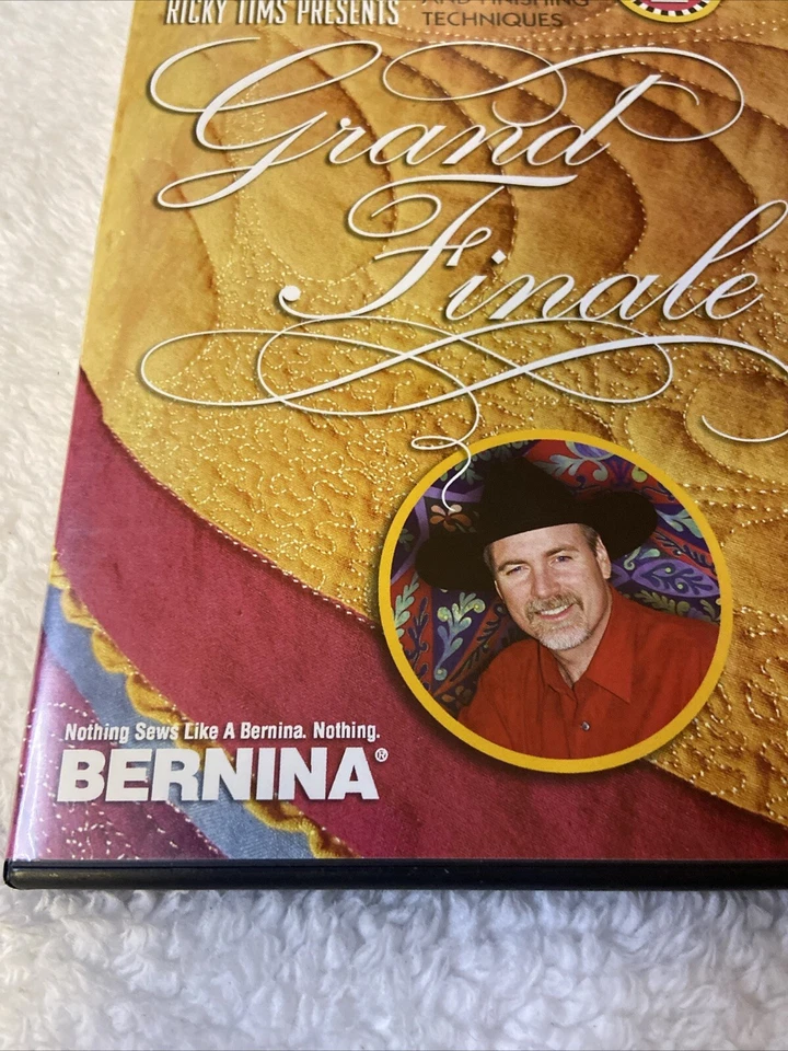 Ricky Tims Grand Finale Fine Machine Quilting Finishing Techniques Dvd Bernina - Image 3 of 4