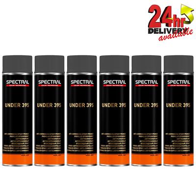 6 x Novol Spectral UNDER 395 Epoxy Primer 500ml Aerosol Farbe: Dunkelgrau