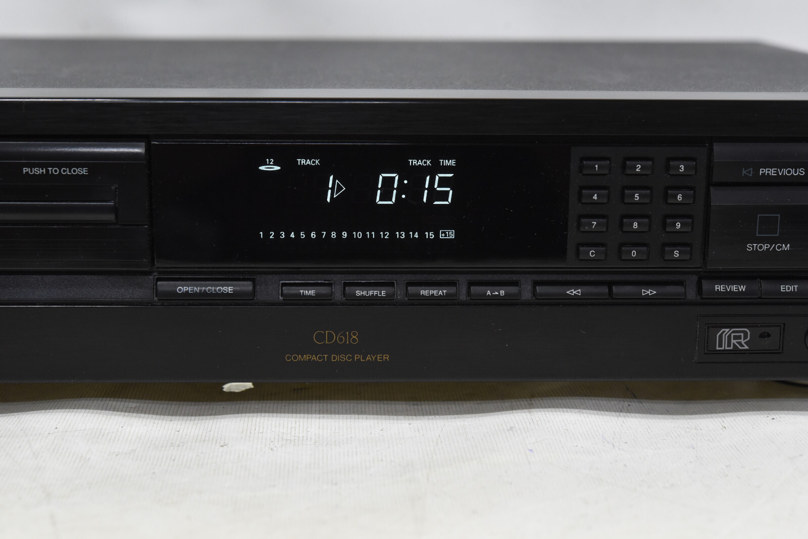 Philips CD618 CD Player Component Vintage Belgium 1990's Compact Disc