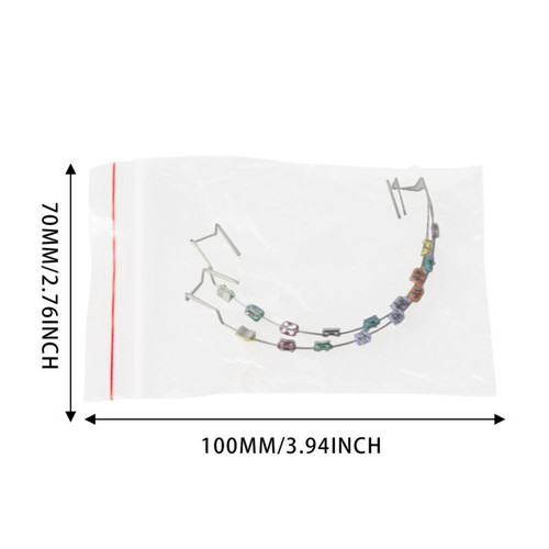NEWFake Braces Kids Fake Braces Lip Protector Colorful Braces Wire Teeth Cosplay - Picture 8 of 8