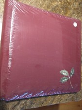 New Creative Memories 12X12 Album Holiday Burgundy Holly Berry with 15 sheets