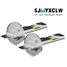 Pair H1 LED Headlight Bulb Conversion Kit High Low Beam Lamp 6500K Super White