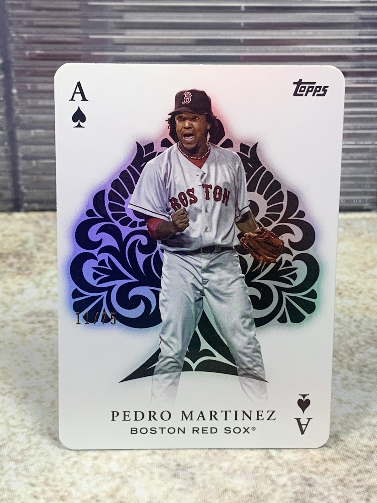 2023 Topps Series 1 #AA-5 Pedro Martinez  All Aces Gold /75 Boston Red Sox