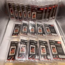 Ultra Pro One-Touch Thick Card 130pt Point Magnetic Card Holder - LOT of 20