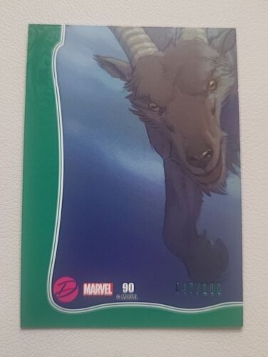 2014 MARVEL DANGEROUS DIVAS S2 #90 X-23 EMERALD PARALLEL /100 - Picture 2 of 2