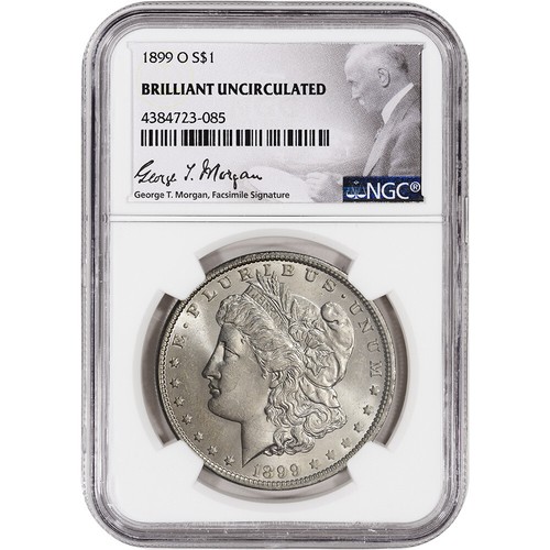 1899-O US Morgan Silver Dollar $1 - NGC Brilliant Uncirculated