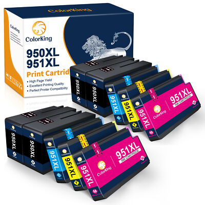 10x Ink Cartridges for HP 950 XL 951 XL OfficeJet Pro 8600 8100 8610 8620 8625