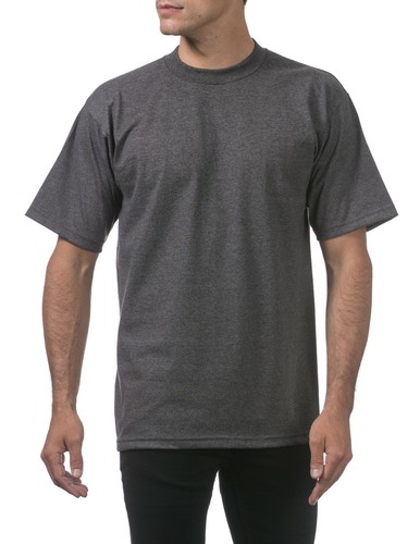 Pro Club Men's Heavyweight Cotton Short Sleeve Crew Neck T-Shirt - 25 Colors - Picture 26 of 127
