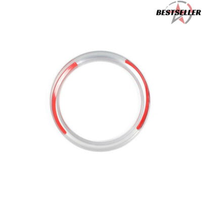 Armaturenbrett Mitte Uhr Dekor Kreis Silber Legierung Abdeckung Trim für Pors...