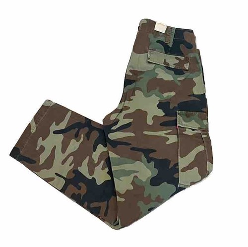 Levi’s XX Cargo Straight Leg Camo Camouflage Pants New W/Tags Men’s 32 x 34