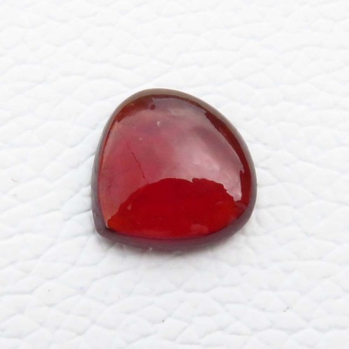 Natural Garnet Gemstone 15x15 mm Polished Heart Hessonite Smooth Cabochon GH-111 - Picture 3 of 9
