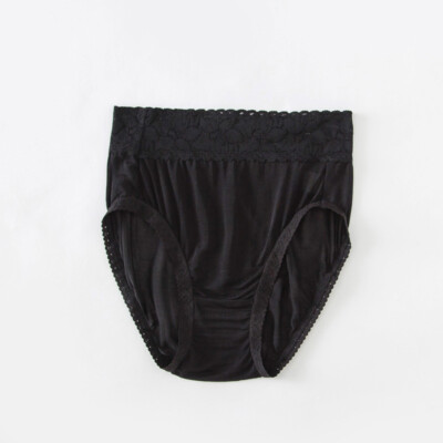 100% Mulberry Silk Underwear For Women Briefs Thin Silk Lady Panties High Waist 