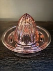 Vintage Pink Depression Glass Juicer