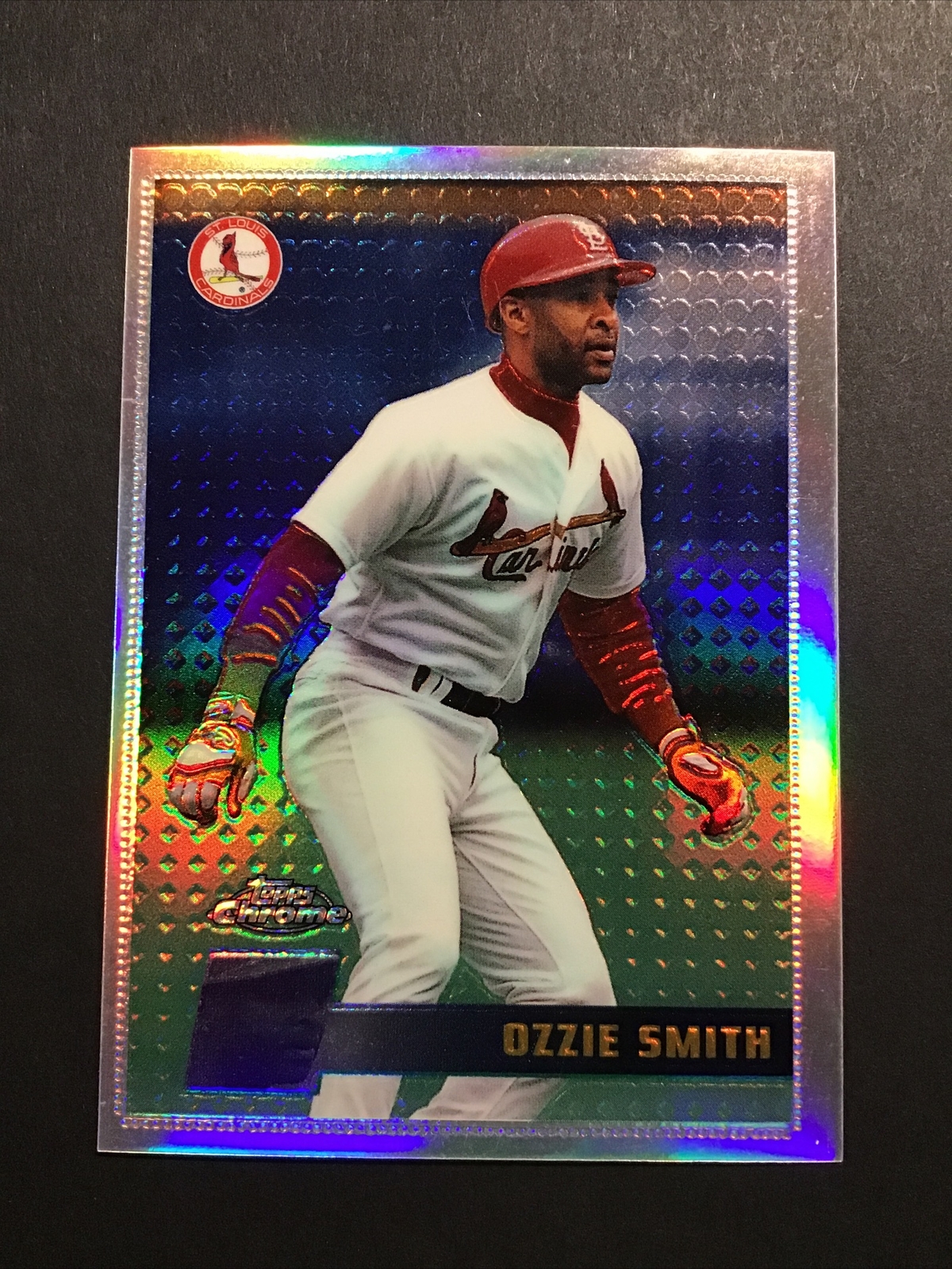 1996 Topps Chrome REFRACTOR #120 Ozzie Smith - T867