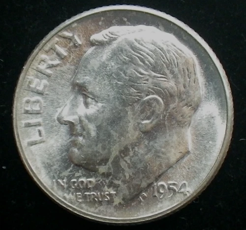1954-P Roosevelt Dime — photo from another recent sale