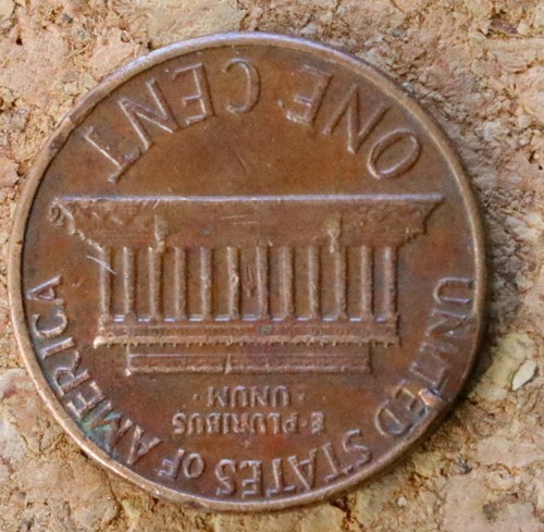 USA 1974-D LINCOLN PENNY ERROR-LONG 9 & 7 IN DATE-REVERSE AT UNITED - Picture 7 of 8