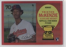 2021 Topps All-Star Rookie Cup Base Statue Red Foil 2/5 Triston McKenzie 0fo5