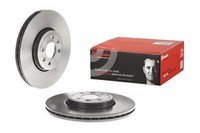 2X Bremsscheibe Prime Line - UV Coated Brembo 09.9895.11 FüR Renault ScÉNic JM0