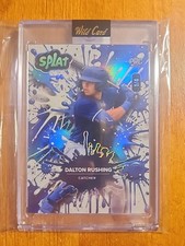 Dalton Rushing Rookie 1/4 2024 Wild Card Splat LA Dodgers