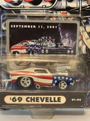 MUSCLE MACHINES SEPTEMBER 11 2001 '69 CHEVELLE STARS & STRIPES 01-95