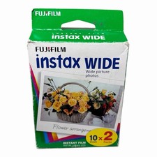NEW Fujifilm Instax Wide Film 10 sheets X 2 Packs ISO 800 NOB- Exp: 10-2023