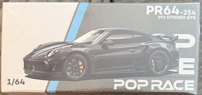 Pop Race PR64-254 992 Stinger GTR Porsche Active Carbon Blue