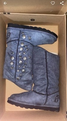 UGG Australia Bailey Button II Damenstiefel - Schwarz, Größe 39 EU (1016226)