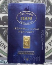 IGR **GOLD GRAM** 1g Gram 999.9 Fine GOLD Bullion Assay Carded ECC&C, Inc.
