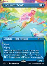 1x Spellstutter Sprite - Foil Near Mint English Secret Lair Mtg Magic 1x Spellstutter Sprite - Foil Near Mint English Secret Lair Mtg Magic