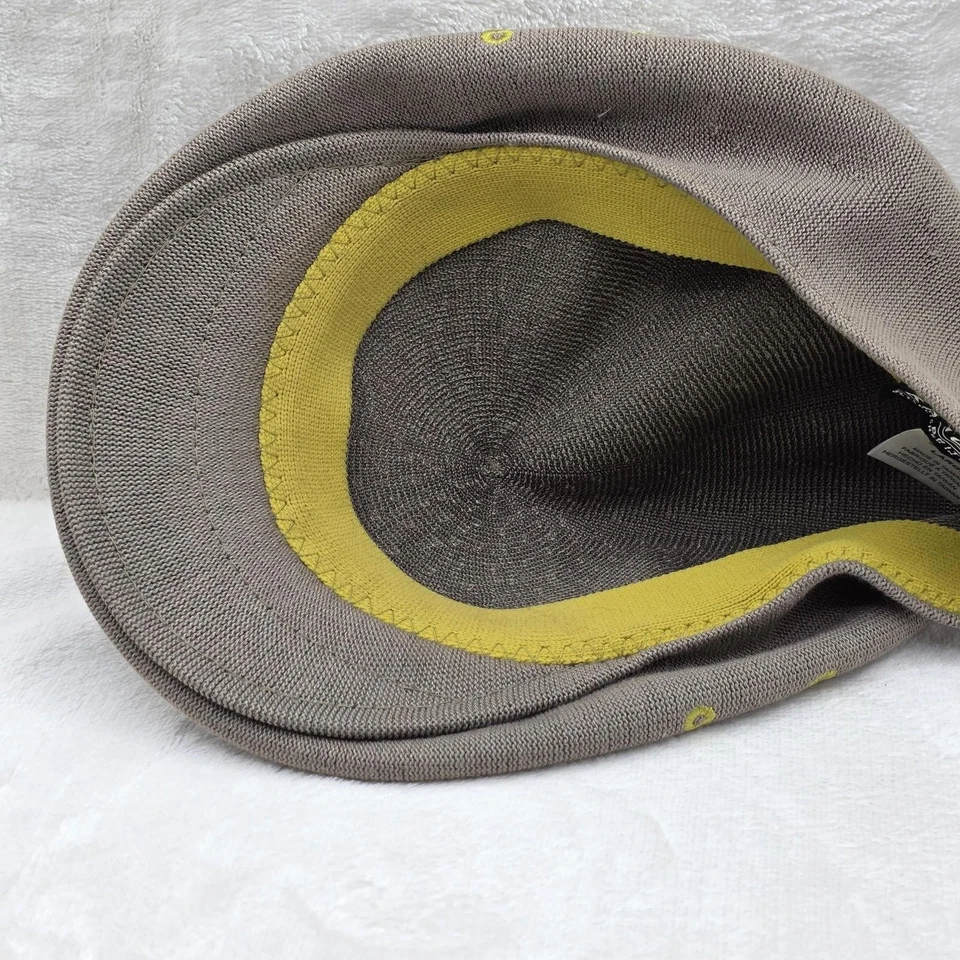 Gorra Kangol Cabbie Hiedra Plana Grande Marrón Mezcla Bambú Ligera Para Hombres Foto 4 de 4