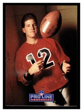 Chris Miller #95 1991 Pro Line Portraits Atlanta Falcons