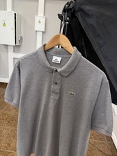      Vintage 90s Lacoste Polo T-Shirt Made in France Retro Rare Size XL