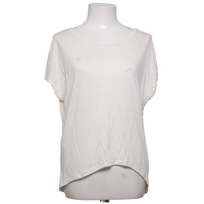 Mango, T-shirt, Größe: S, Weiß, Modal/Polyester, Einfarbig, Damen #eeC
