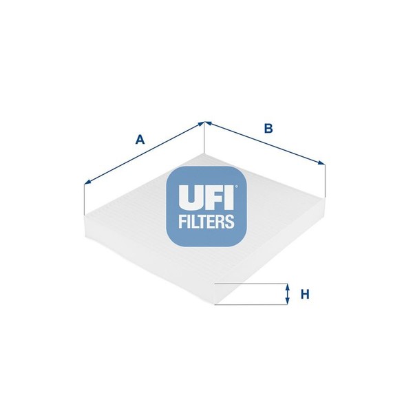 UFI Filter, Innenraumluft 53.031.00 FüR Audi MERCEDES-BENZ Seat Skoda VW-image