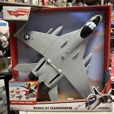 Disney Planes Bravo Transporter Carrier Jet Fighter 16'' 2015 Mattel Damaged Box