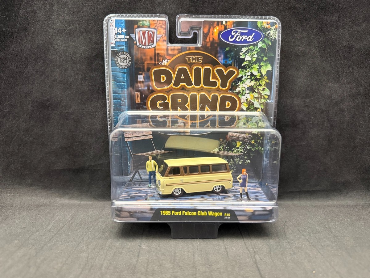 M2マシーン 1965 フォード　ファルコン クラブ　ワゴン 1965 Ford Falcon Club Wagon Gray Diecast Model Truck | M2