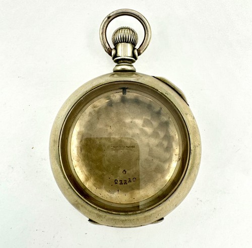Antike 58mm 18S Fahys zweiteilige Open Face Taschenuhr Gehäuse 58mm Eresilber USA - Bild 2 von 5