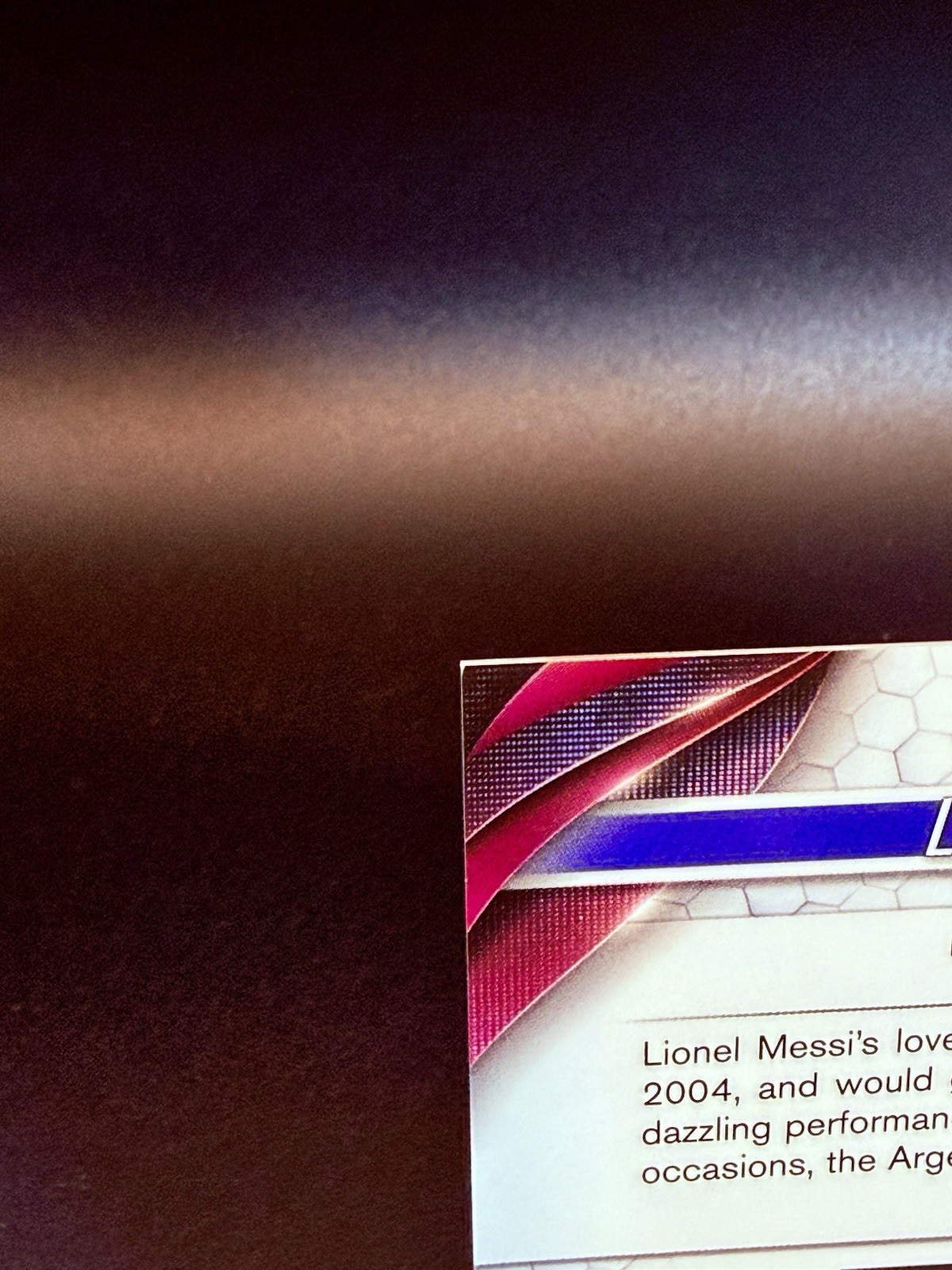 2023-24 Topps Chrome UEFA Sapphire CVS-3 Lionel Messi Barcelona Image Variations view 3