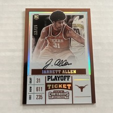 2017-18 Panini Contenders Draft Picks Jarrett Allen #65 Auto Refractor /15