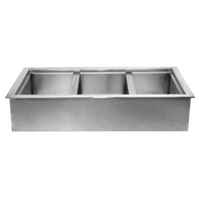 Wells ICP-400 Built-In Four - 12'' x 20'' Bay Non-Refrigerated Cold Well