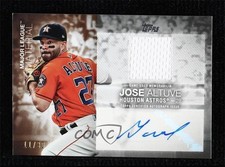 2020 Topps Major League Material Auto 11/30 Jose Altuve #MLMA-JA Auto 0rr2
