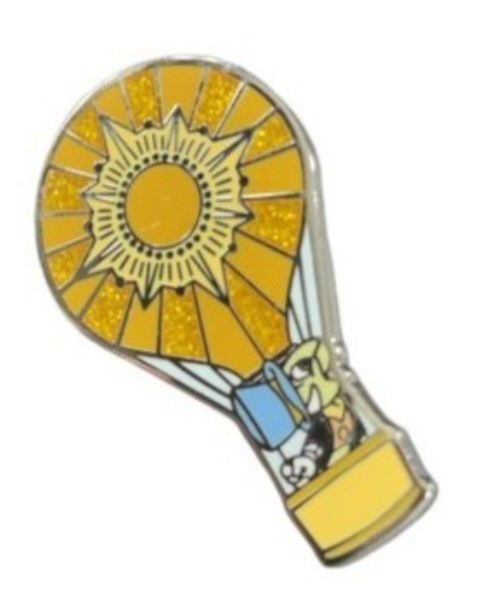 Disney Jiminy Cricket Hot Air Balloon Trading Pin Adventure Pinocchio Badge