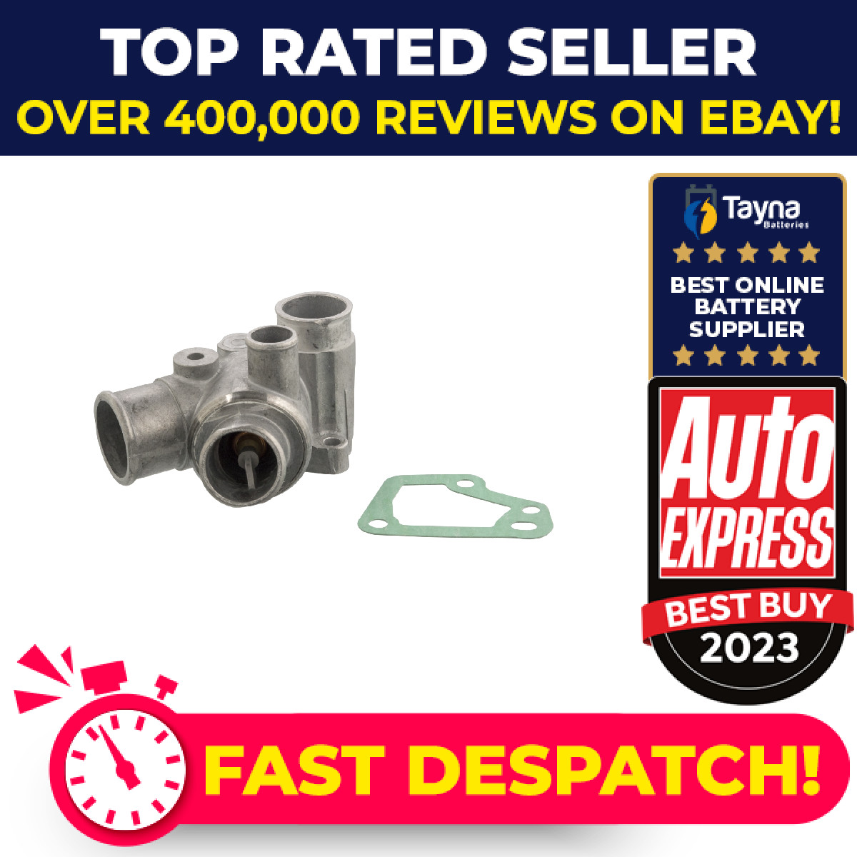Coolant Thermostat fits FIAT BRAVO Mk1 182 1.9D 95 to 01 160A7.000 7625346 Febi